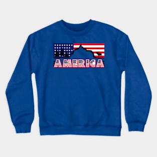 america is a beatiful place Crewneck Sweatshirt